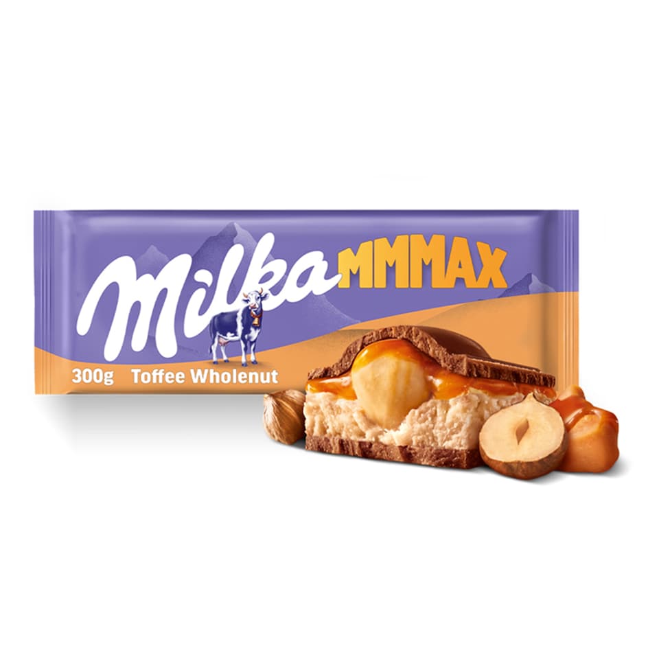 Milka Mmmax Toffee Whole Nuts 300g