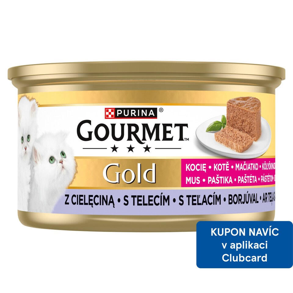 image 1 of GOURMET Gold Kitten Pate with Veal 85g