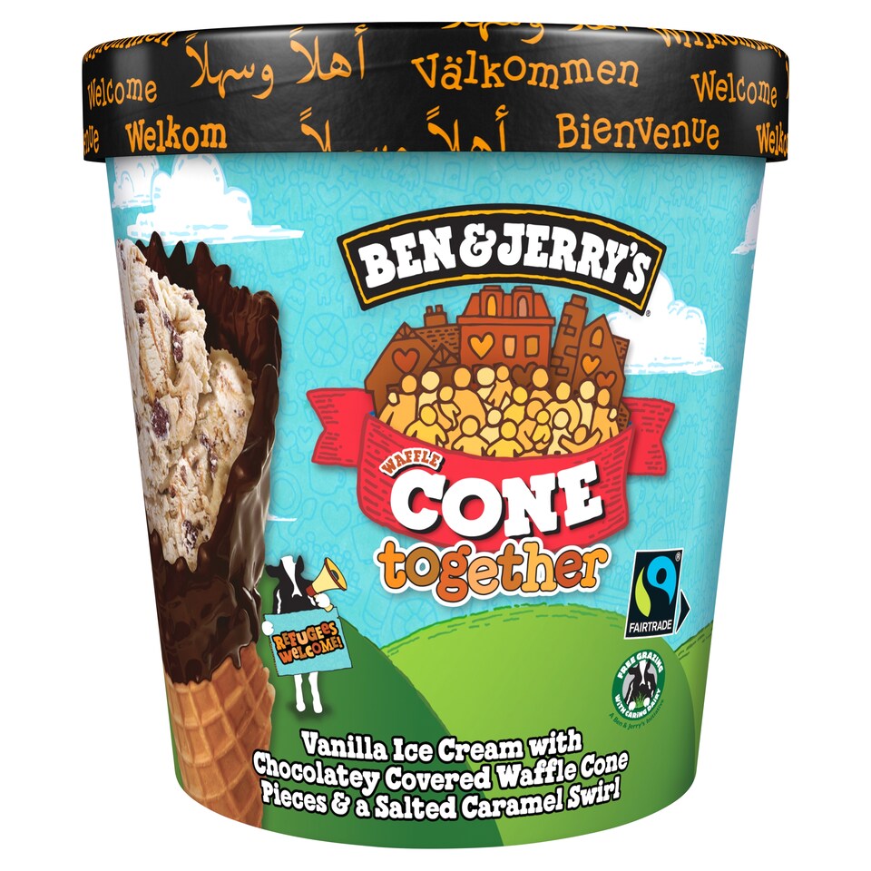 Ben & Jerry's Cone Together Ice Cream 465 ml