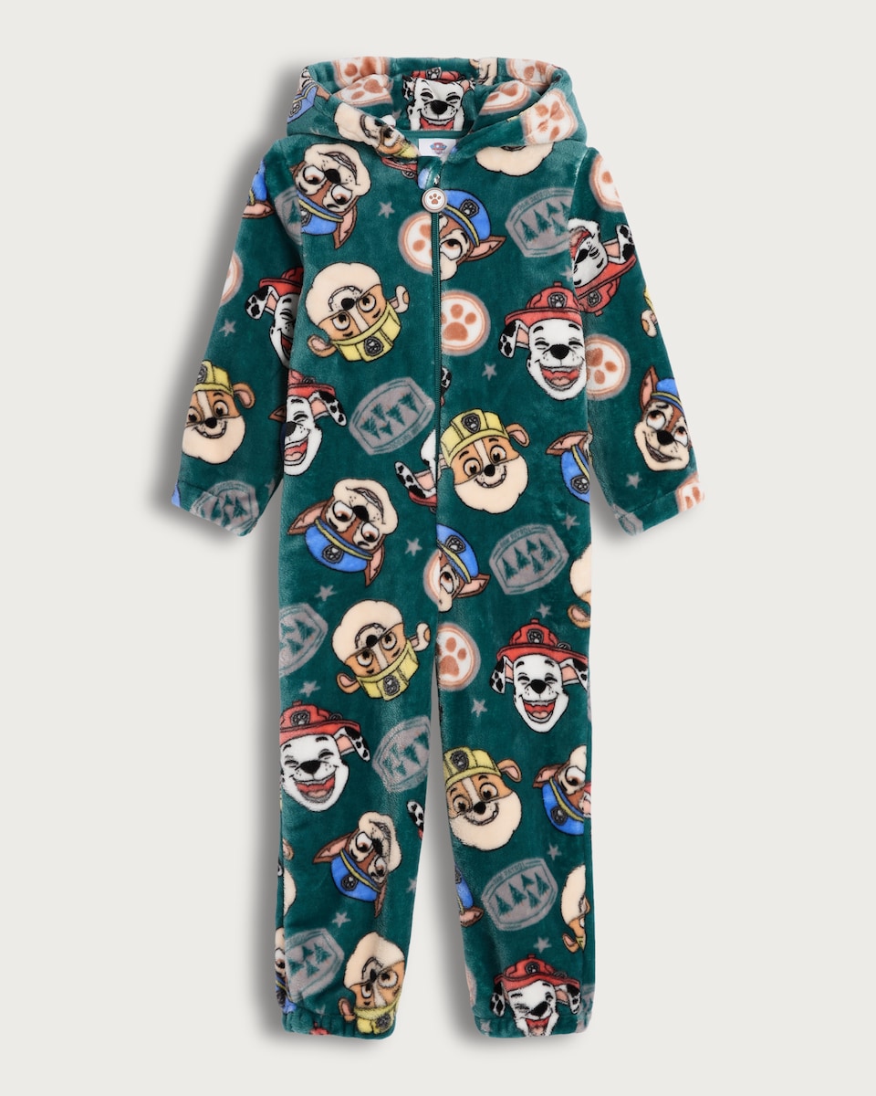 Paw Patrol Fleece Hooded Onesie in Green