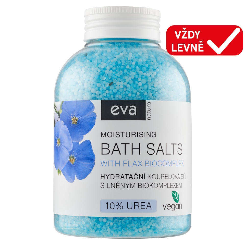 Eva Natura Hydrating Bath Salt with Flax Biocomplex 600g