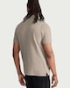 image 3 of F&F Cotton Rich Textured Polo Shirt in Stone