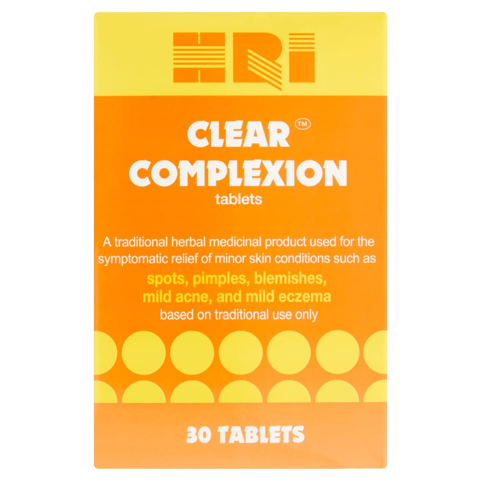 HRI Clear Complexion Herbal Tablets 30s
