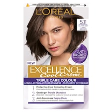 L'Oreal Paris Excellence Core 5.11 Ultra Ash Light Brown Permanent Hair Dye