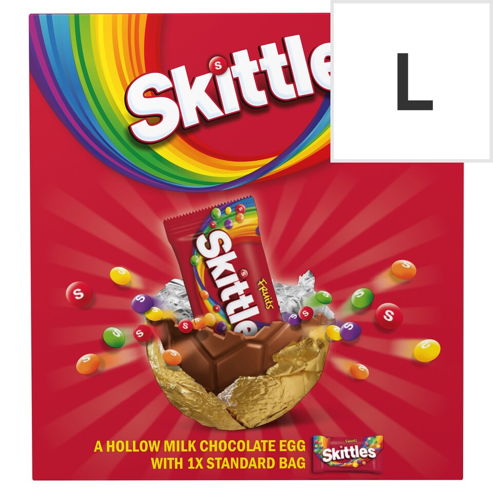 Skittles Fruit Flavoured Sweets Milk Chocolate E/Egg 195G