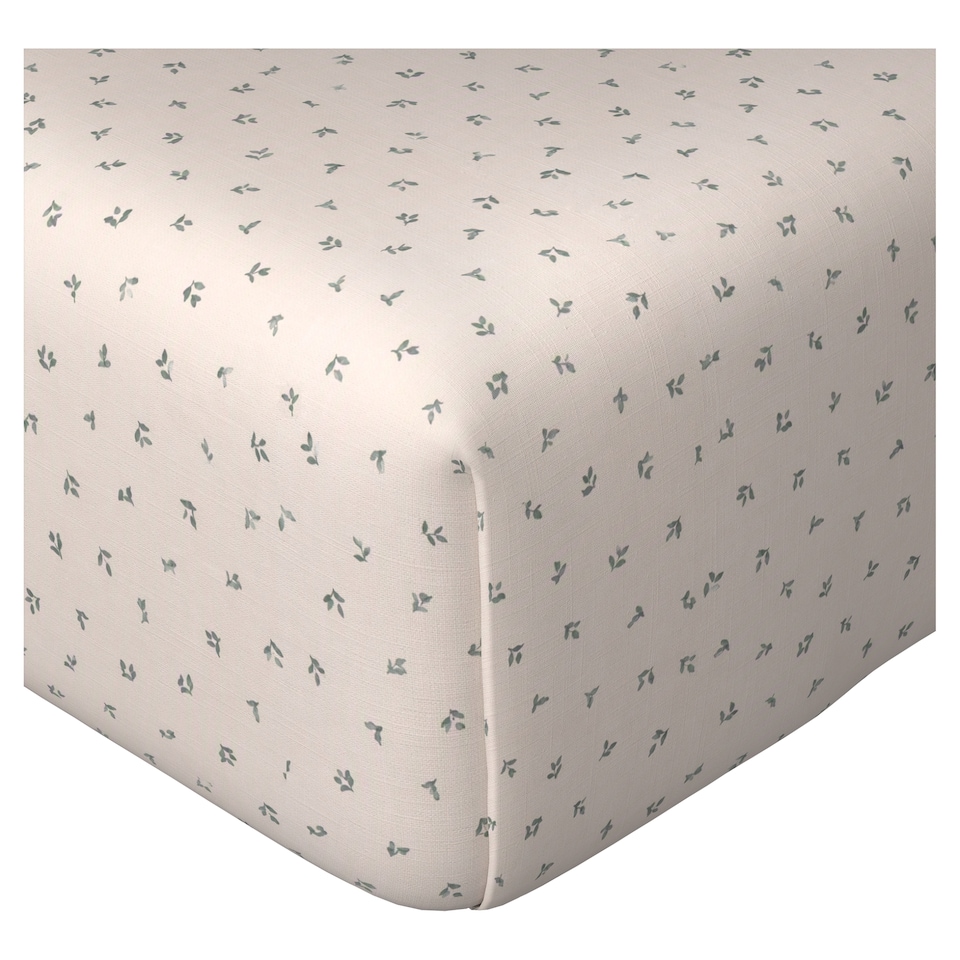 F&F Home Cotton Rich Fitted Sheet Leaf King