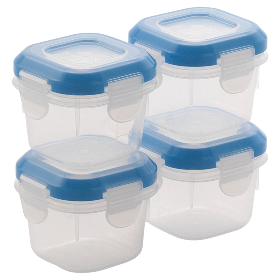 Tesco Klipfresh Food Storage 4 x 190ml