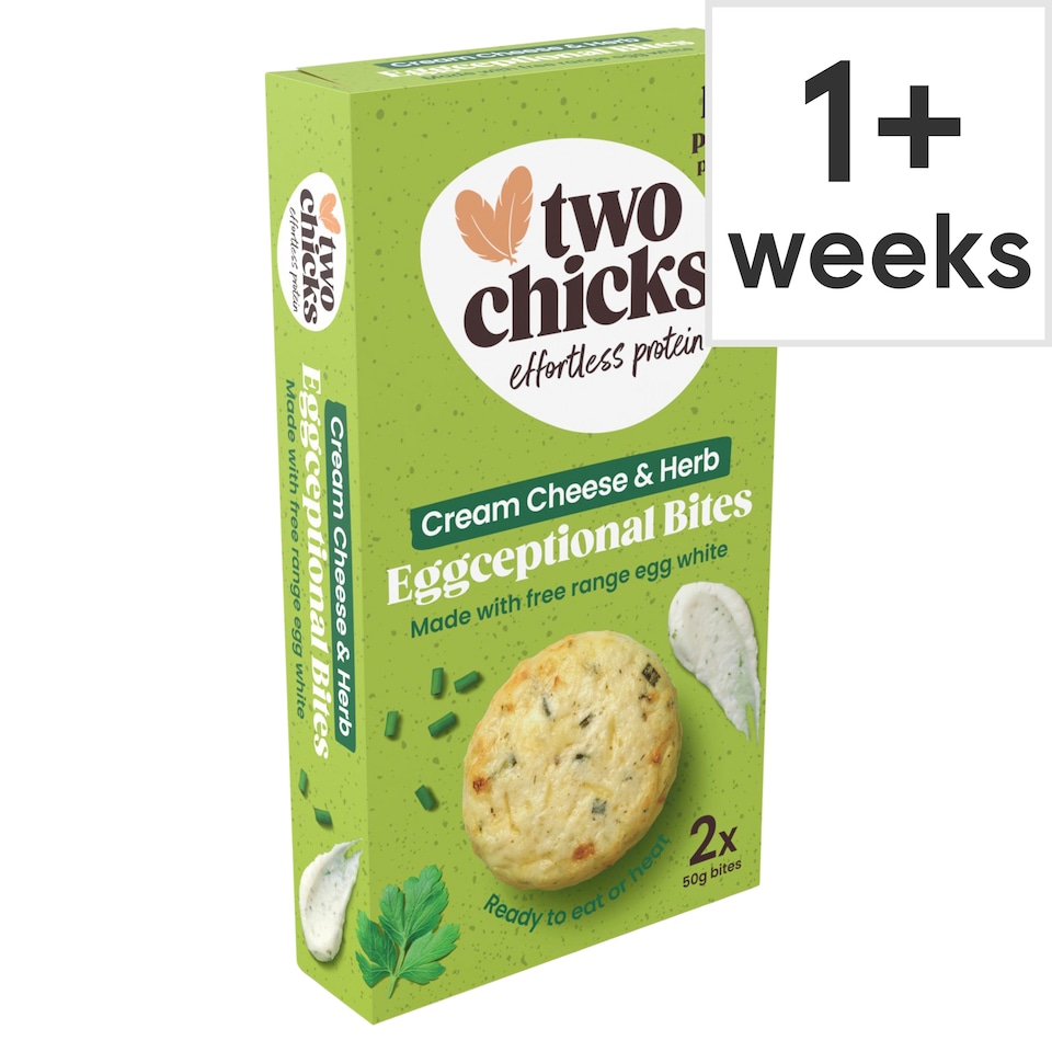 Two Chicks Cream Cheese & Herb Eggceptional Egg Bites 2x50g