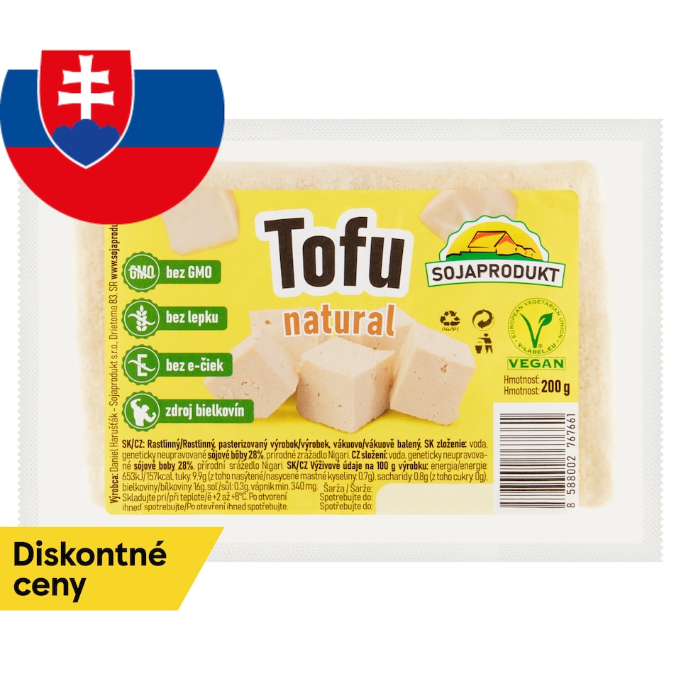 Sojaprodukt Tofu Natural 200 g