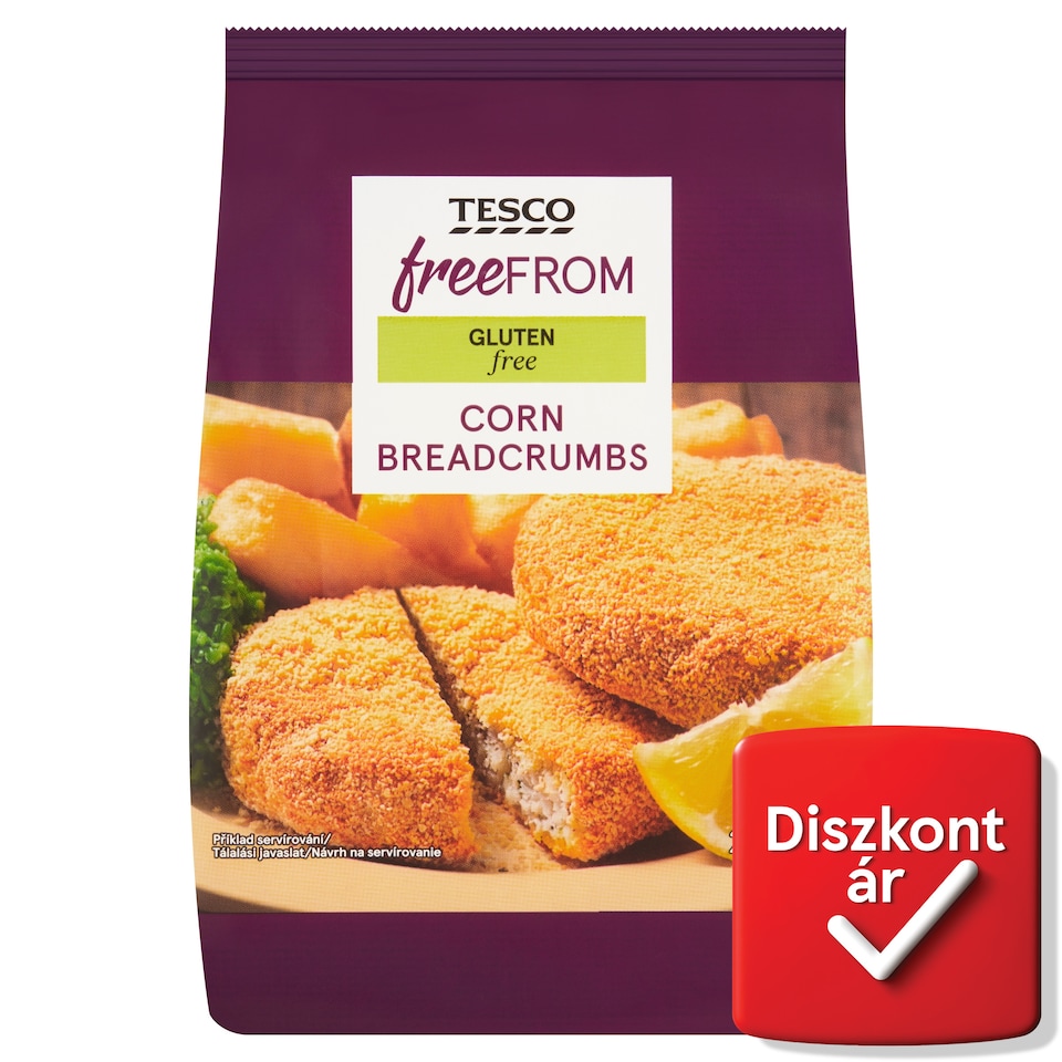 Tesco Free From gluténmentes kukoricás panírmorzsa 200 g