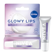 NIVEA Glowy Lip Balm Tube Original 24h with Hyaluronic Acid 10ml