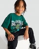image 2 of Minecraft Beware of the Dark Pure Cotton T-Shirt in Green