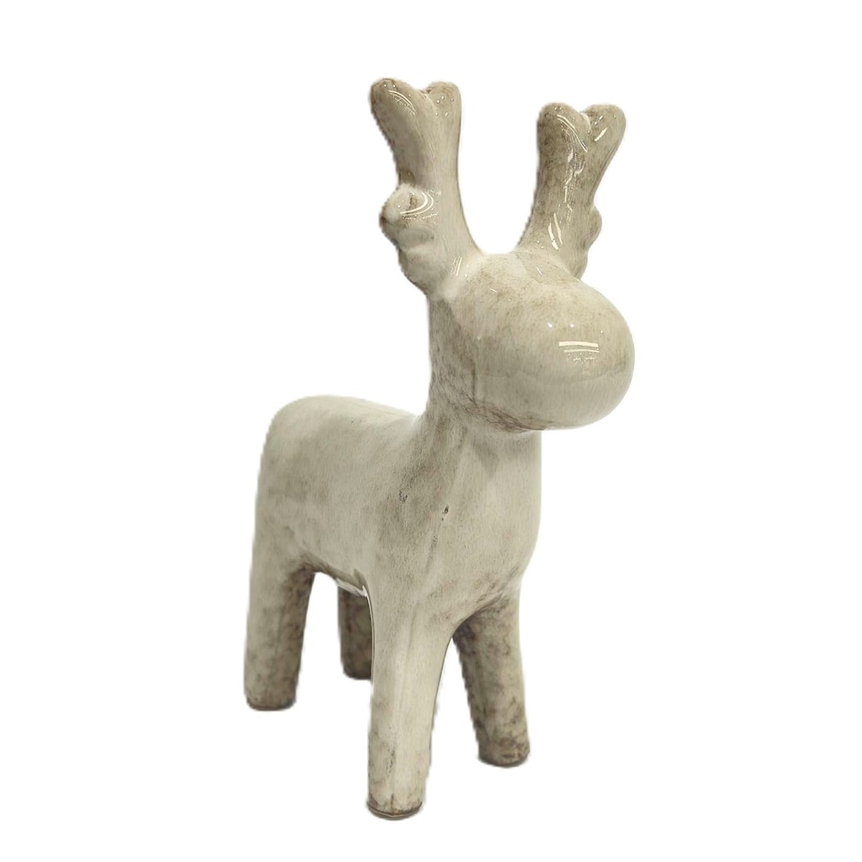 Bayswood Ceramic Stag Christmas Room Decoration