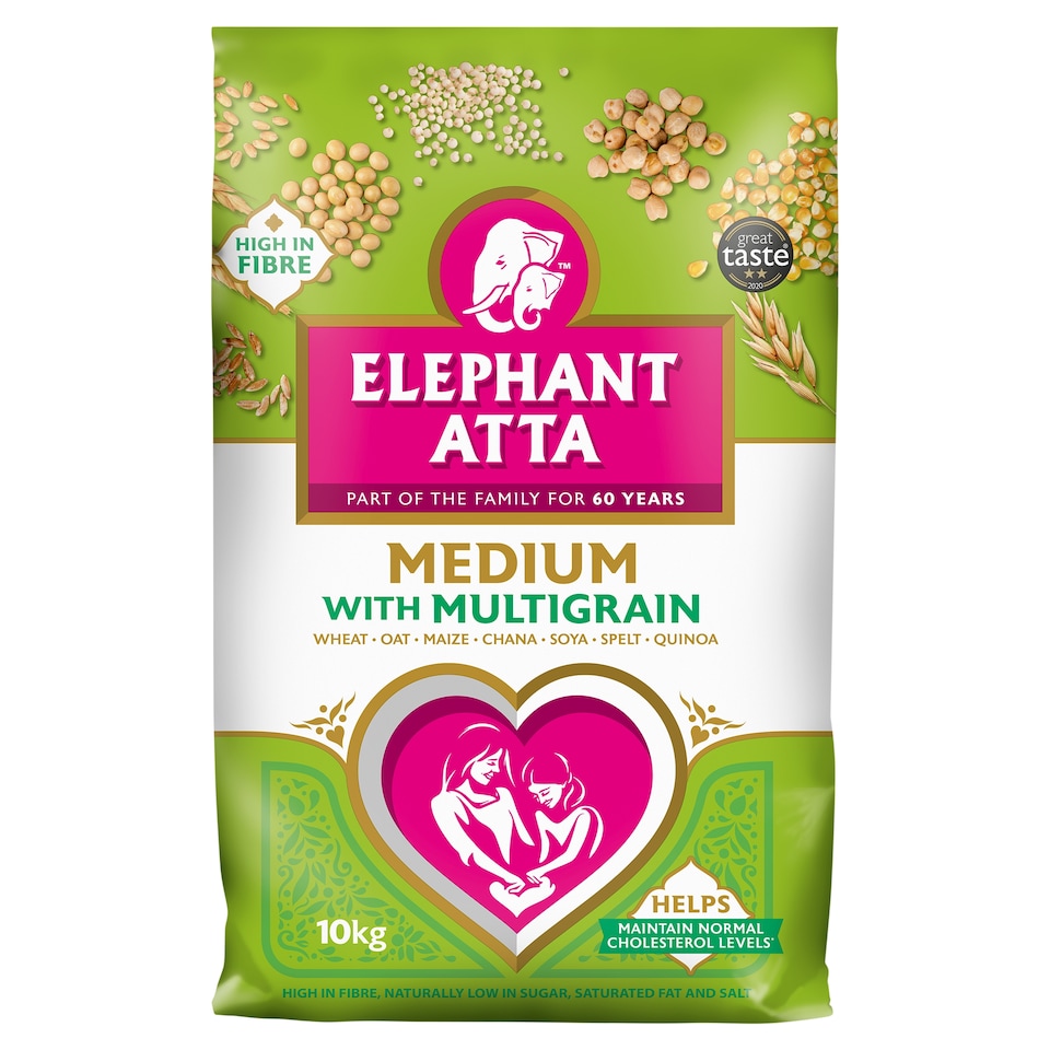 Elephant Atta Medium With Multigrain Chapatti Flour 10kg