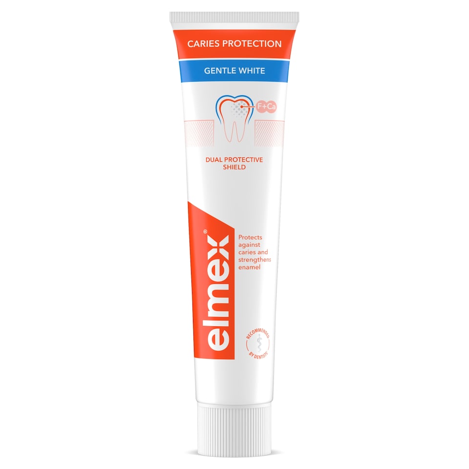 Obrázek 1 pro produkt elmex® Caries Protection Gentle White zubní pasta proti zubnímu kazu 75ml