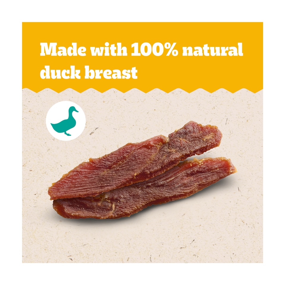 image 1 of Pedigree Ranchos Dog Treats Fillets Duck 70g