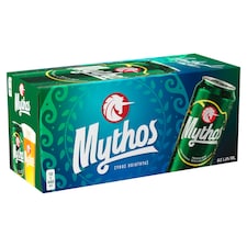 Mythos Premium Greek Lager Beer Can 10x440ml