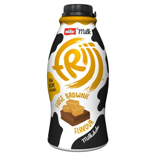 Frijj Chocolate Fudge Brownie Milkshake 471Ml Tesco Groceries