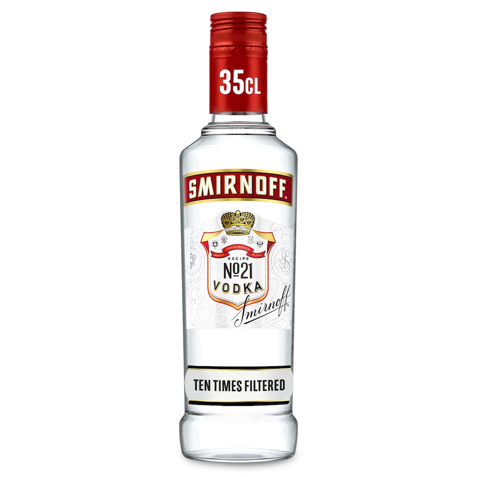 image 1 of Smirnoff No.21 Red Label Vodka 35cl