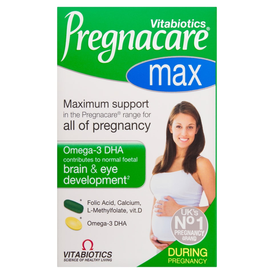 Vitabiotics Pregnacare Maximum Prenatal Vitamins & Minerals Dual Pack X84