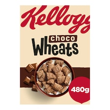 Kellogg's Wheats Chocolate Breakfast Cereal 500g