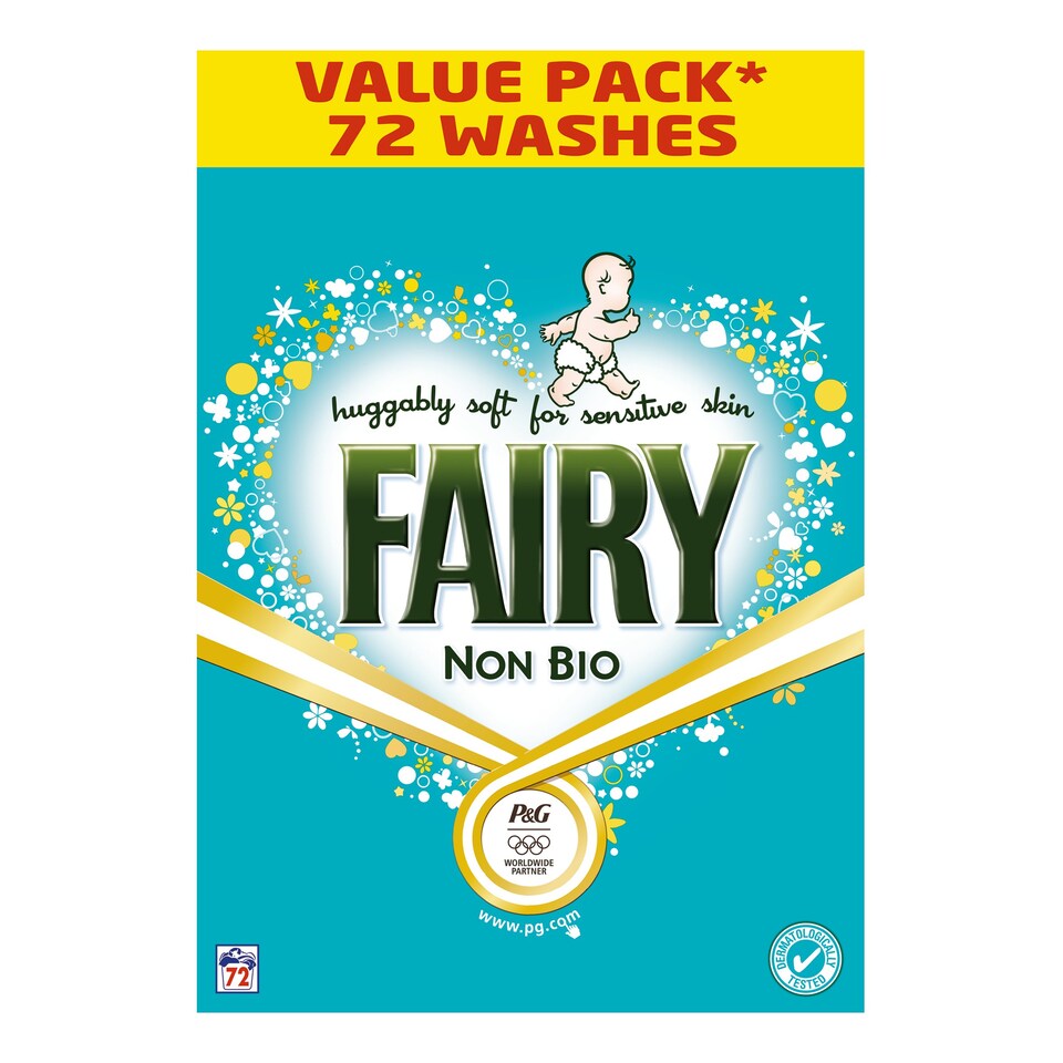 Fairy Non Biological Powder 72Wash 5.75Kg