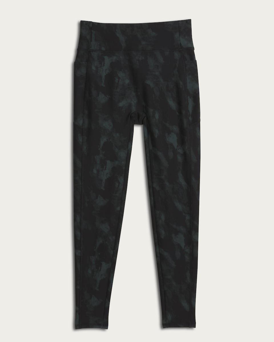 F&F Active High Waisted Abstract Print Leggings in Multi