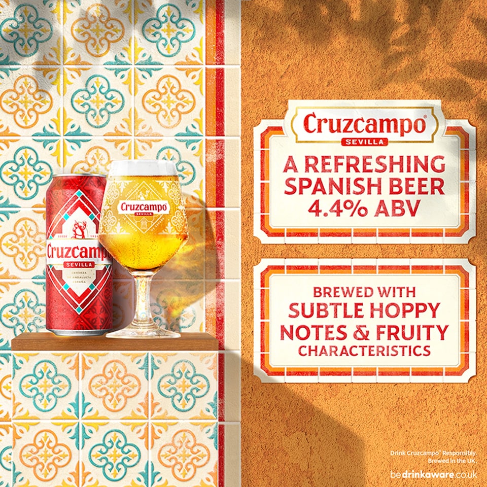 image 1 of Cruzcampo Sevilla Lager Beer 4X440ml