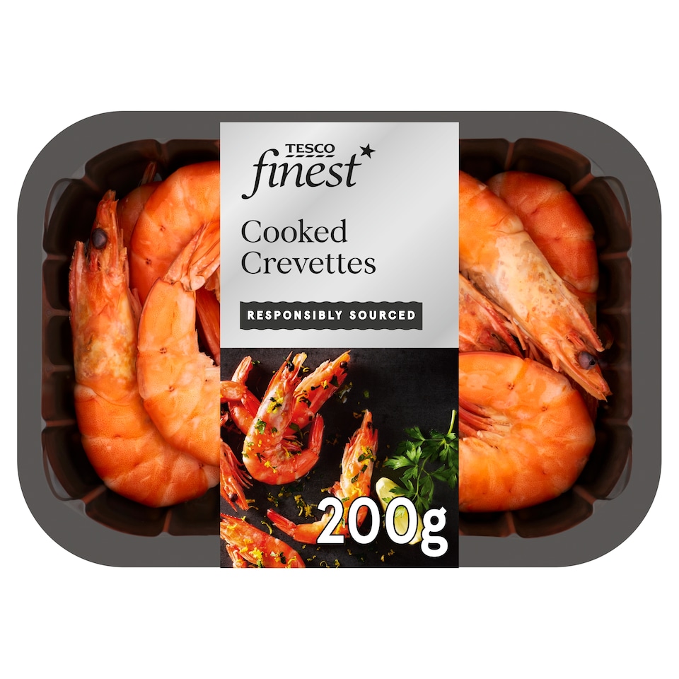 Tesco Finest Cooked Crevettes 200g 
