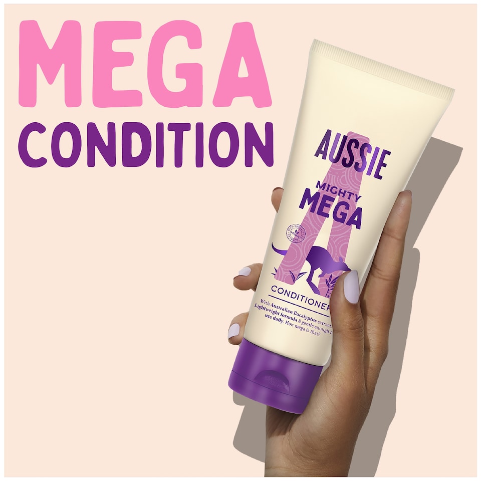 image 1 of Aussie Mighty Mega Hair Conditioner 350ml