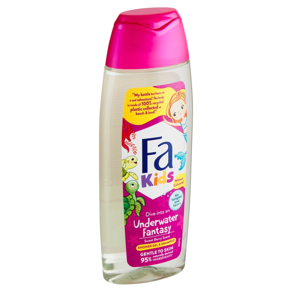 obrázok 1 z Fa Kids Underwater Fantasy sprchovací gél a šampón 2v1 250 ml