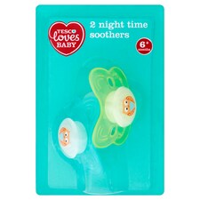 Tesco Loves Baby Night Soother 6-18 Month X2