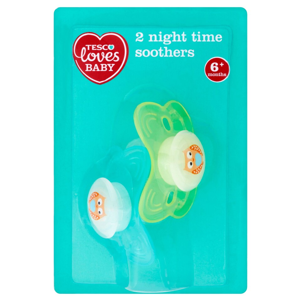 Tesco Loves Baby Night Soother 6-18 Month X2