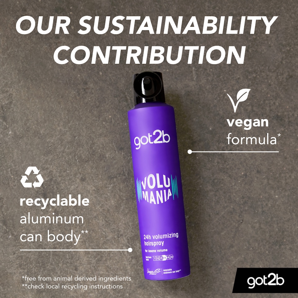 image 1 of Got2b Volumania 24h Volumising Hairspray 300ml
