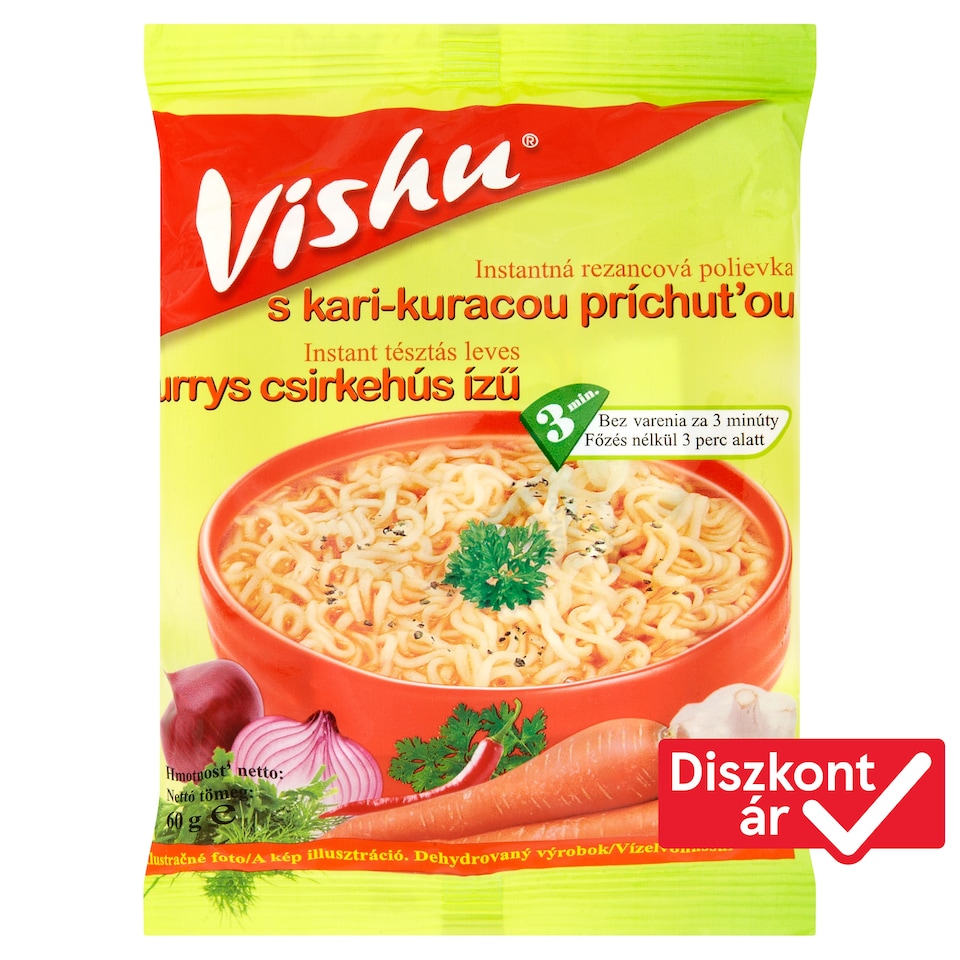 Vishu Chicken Curry Flavoured Instant Soup with Pasta 60 g