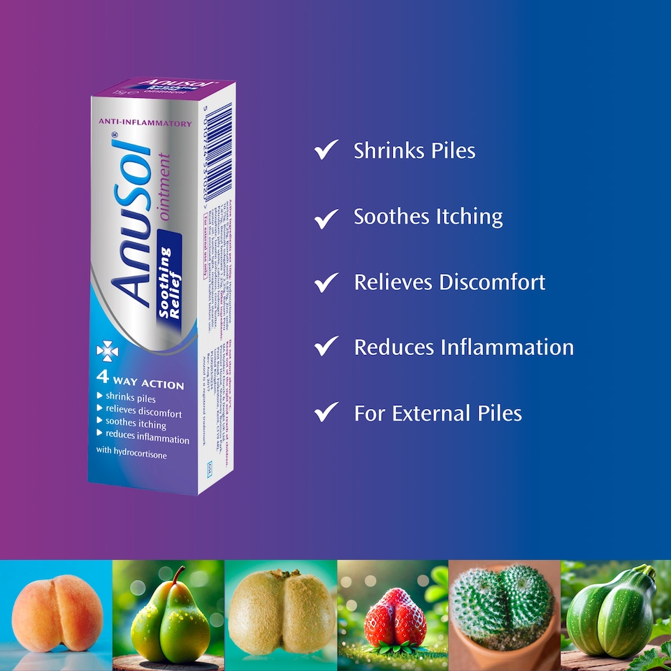 image 1 of AnuSol Soothing Relief Ointment for Piles 15g
