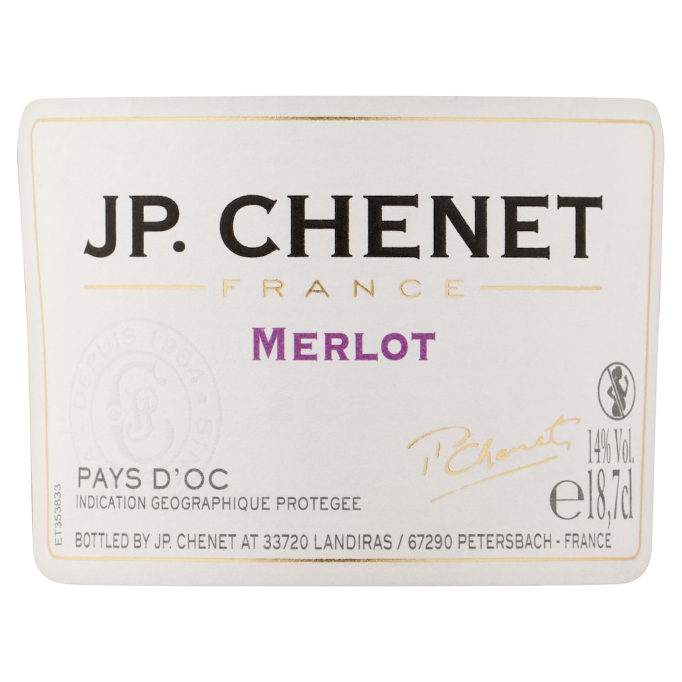 image 1 of J P Chenet Merlot 18.7Cl