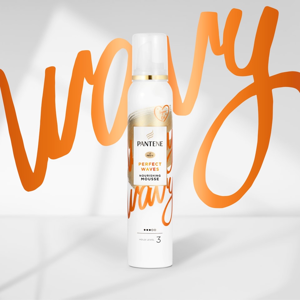 image 1 of Pantene Perfect Wave Nourishing Hair Mousse 200Ml