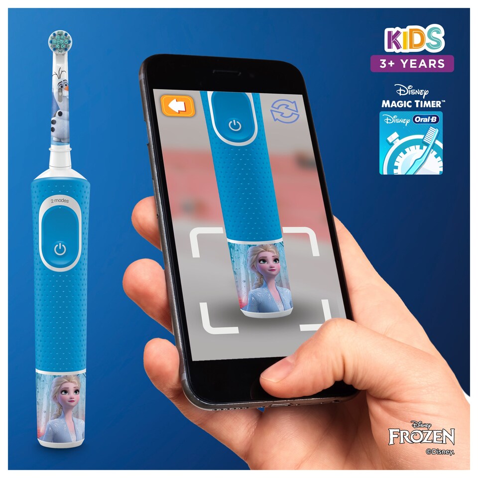 image 1 of Oral-B Frozen Kids 3+ Electric Toothbrush