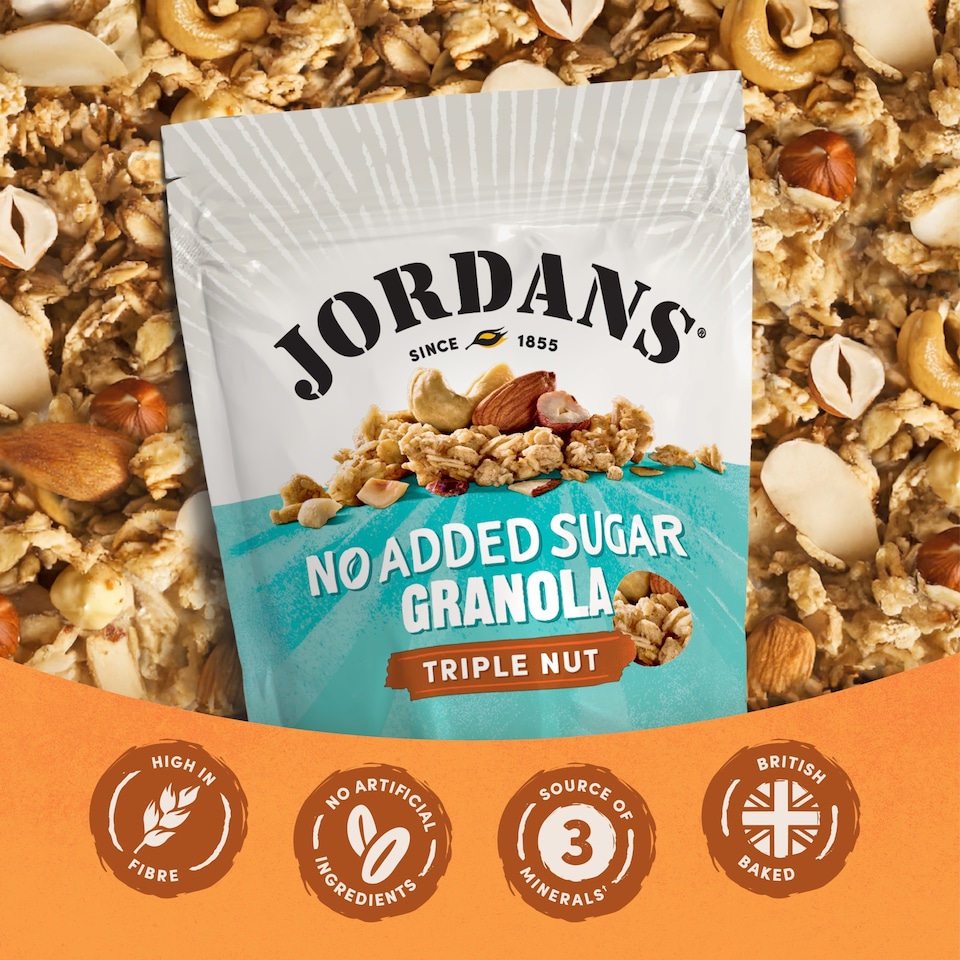 image 1 of Jordans No Added Sugar Granola Triple Nut 425g