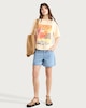 image 4 of F&F Pure Cotton Summer Spritz T-Shirt in Yellow