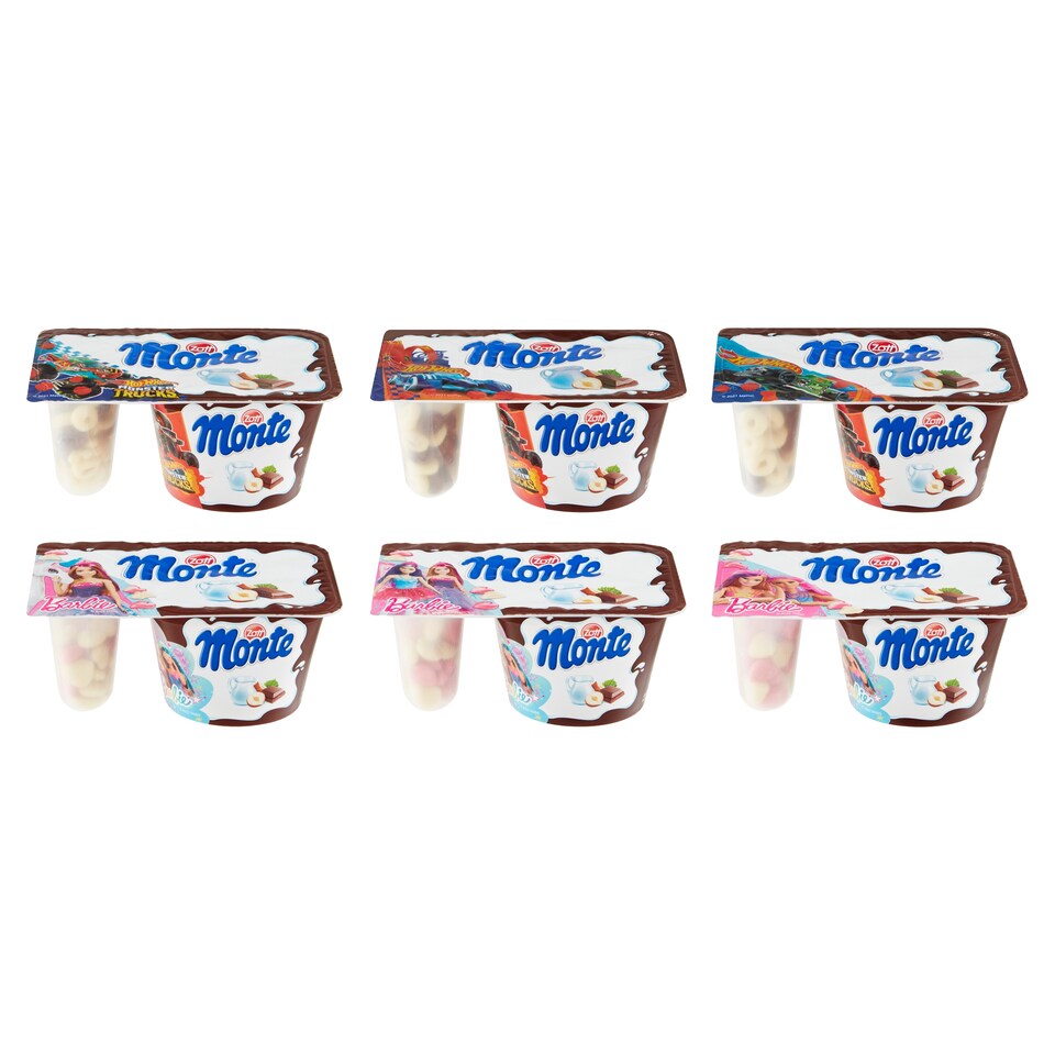 Obrázek 1 pro produkt Zott Monte Mléčný dezert čokoládový s lískovými oříšky 125g