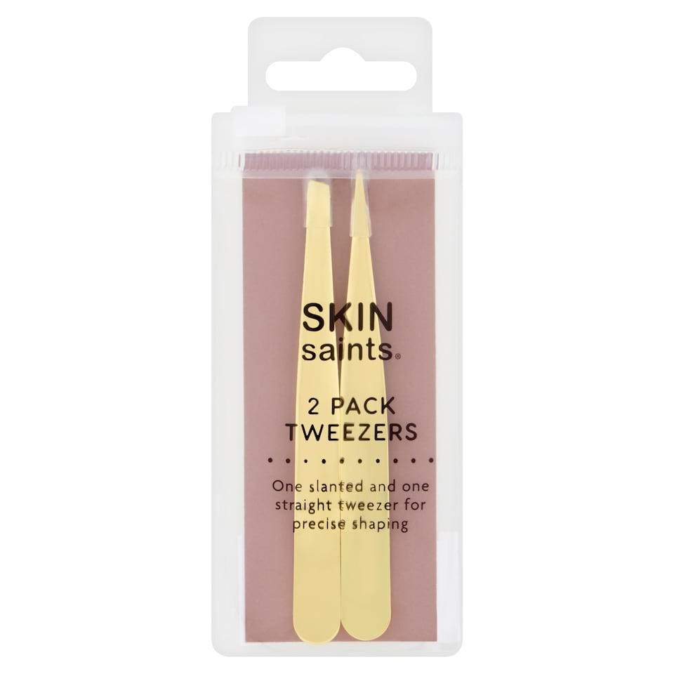 SKIN SAINTS 2 PACK TWEEZERS
