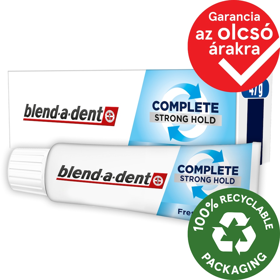 Blend-a-dent Complete Original Műfogsorrögzítő Krém, 47 g 1. kép