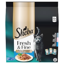 Sheba Fresh & Fine in Sauce 15 x 50g (750g)