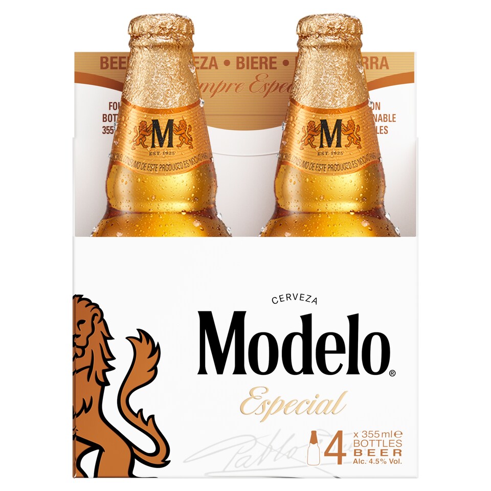 Modelo Especial Mexican Lager 4 x 355ml
