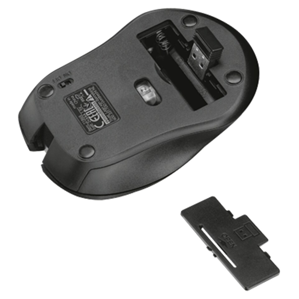 image 1 of Trust Yvi Wireless Mouse Grey