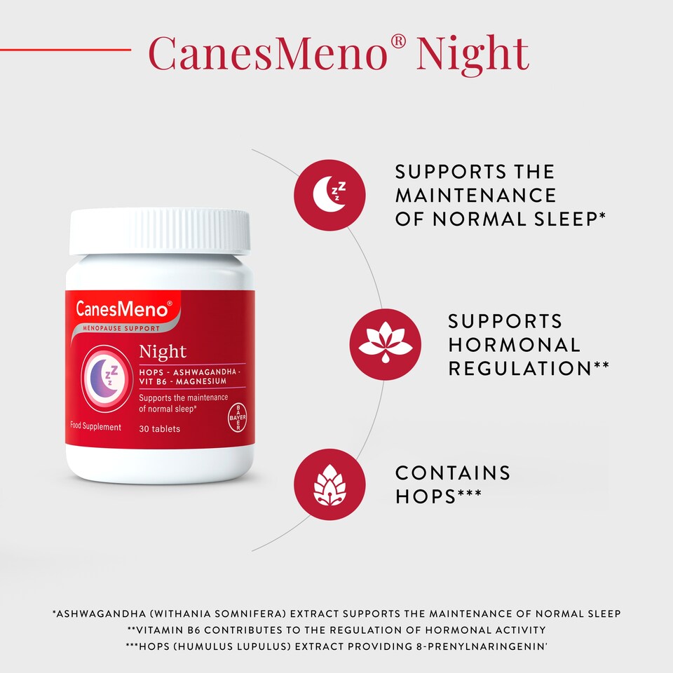 image 1 of CanesMeno Menopause Support Night 30 tablets