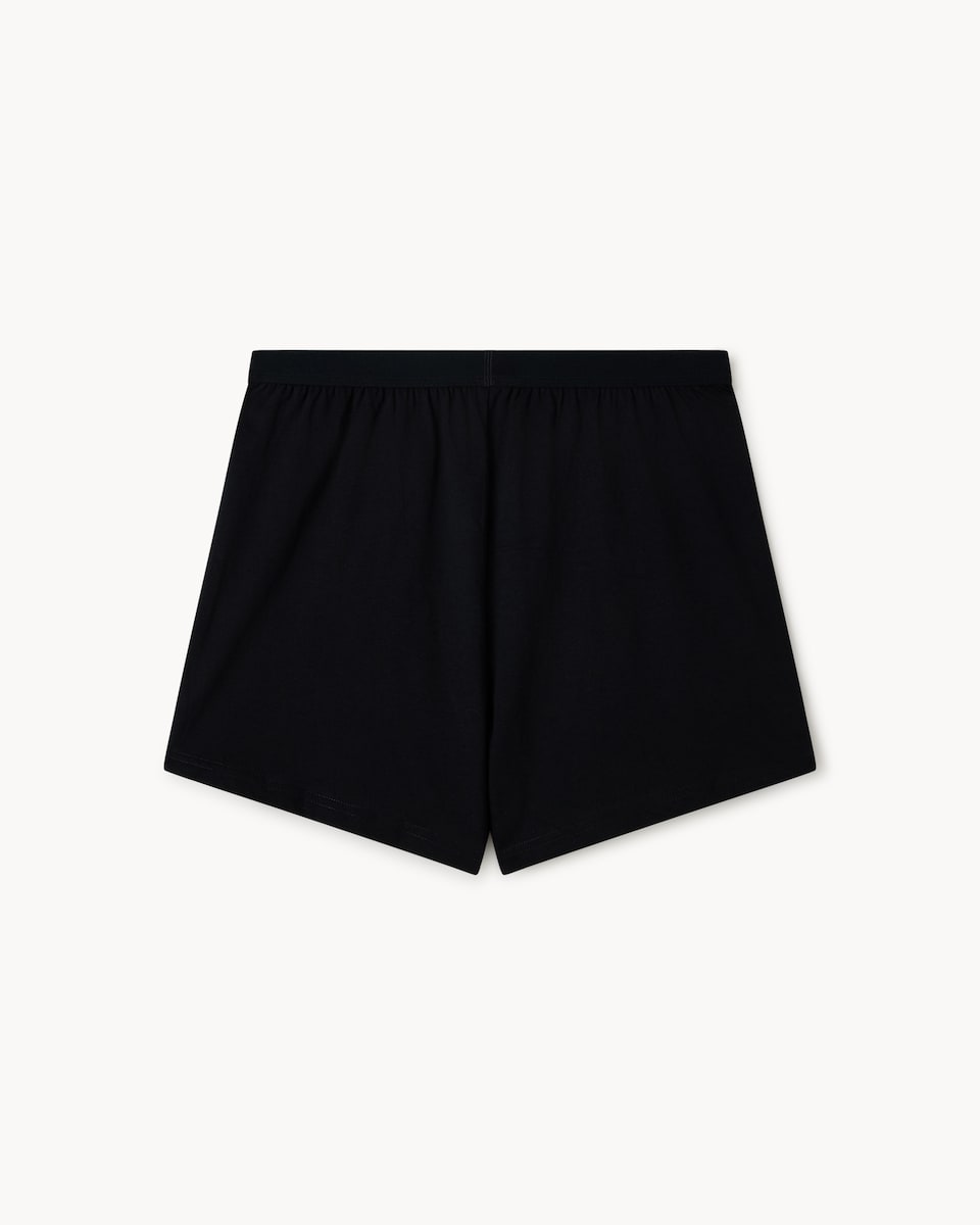 image 1 of F&F 3-Pack Pure Cotton Jersey Boxers in Black