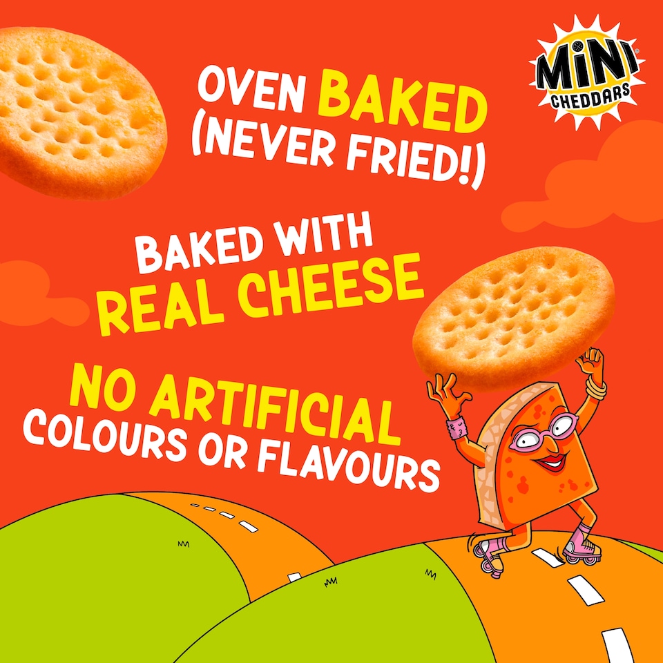 image 1 of Jacob's Mini Cheddars Multipack Snacks - Red Leicester 6x23g